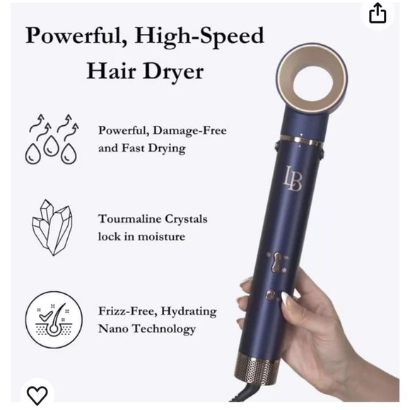 L’Brise Paris - Air Styler Curler and Dryer - Titanium - No Heat Damage - Picture 4 of 6